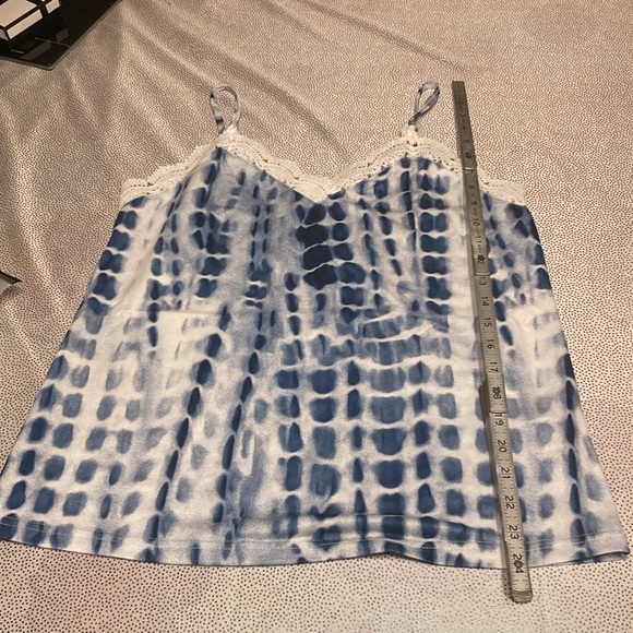 SHEIN Tops - Tie Dye Contrast Lace Cami Top size M new without tag